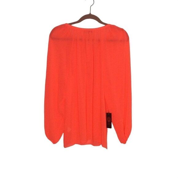 Vince Camuto  neon blouse size M - Picture 2 of 8